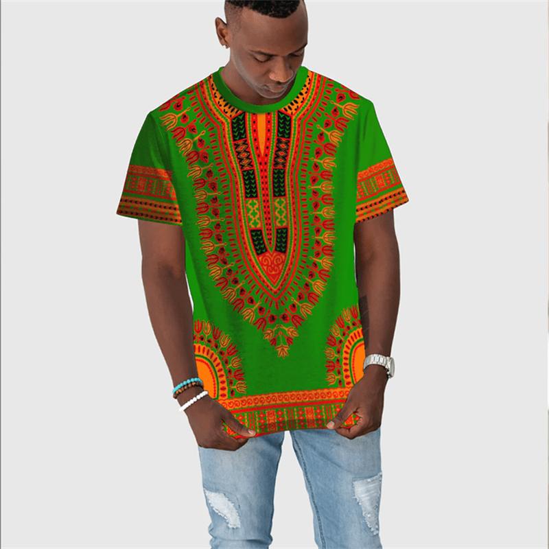 MensT-shirt Tops National Emblem Printed Tee Shirts For Men Clothing Tees Country Sportswear