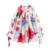 Jnleaog Spring New Arrival Women's Clothing Fashion Style French Fashion Design Temperament Leisure Loose Print Shirt