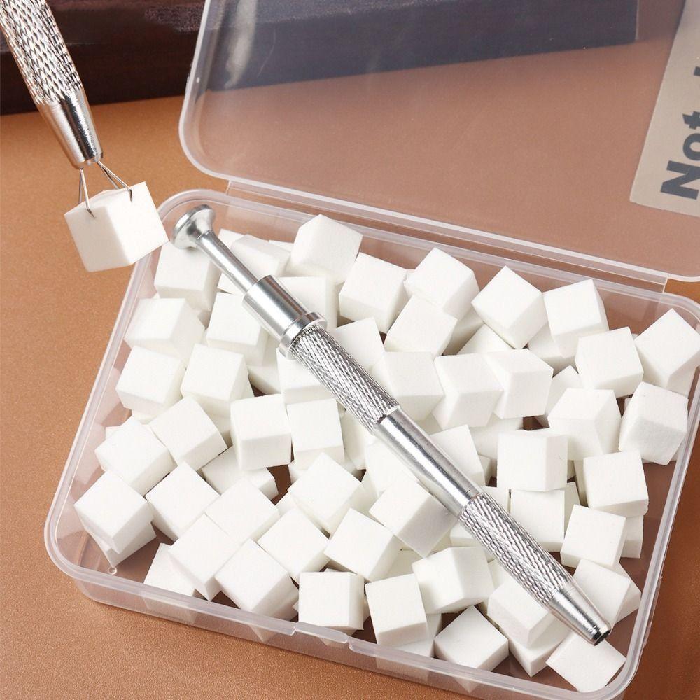 High Rebound Gradient Nail Sponge Set Coloring Stamping Nails Smudge Nail Brush Tool  Pedicure