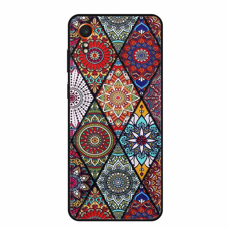 3D Emboss Case For Samsung Galaxy Xcover7 Phone Case Relief Flowers Soft Silicone Back Cover For Samsung Xcover 7 Case Shell Bag