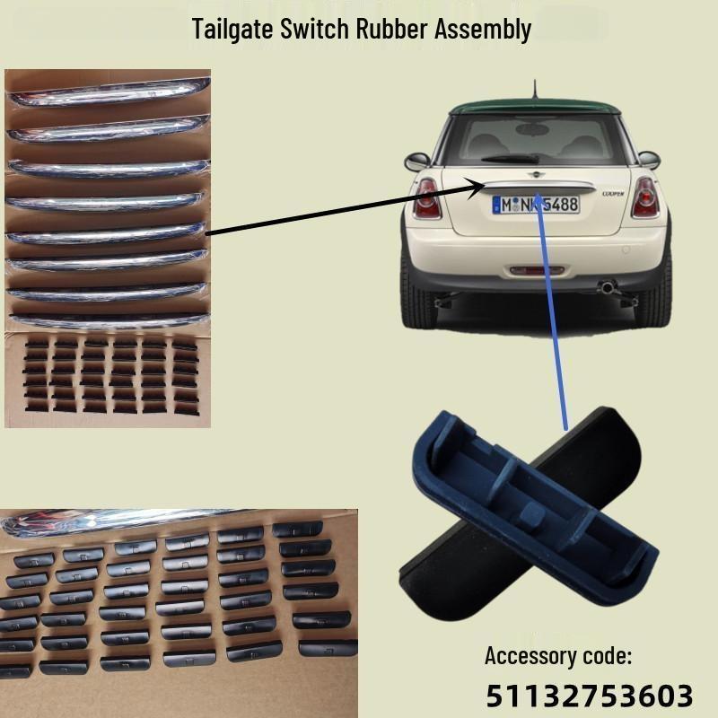 

BMW Mini Tailgate Switch Rubber Cover (Part 51132753603) R56 R57 R58