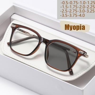 Okulary do bliży zmieniające kolor Modne i wszechstronne Popularne online Okulary anty-niebieskie Retro oprawka Okulary do krótkowzroczności Glass6160