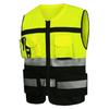 Traffic Construction Warning with Pocket Reflective Safety Jacket Waistcoat Working Clothes
