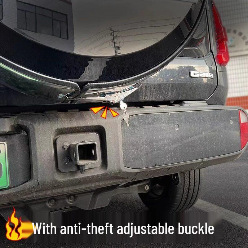 Deep Blue G318 Spare Tire Cover with Light - Full Coverage Tailgate Protection & Off-road Decoration