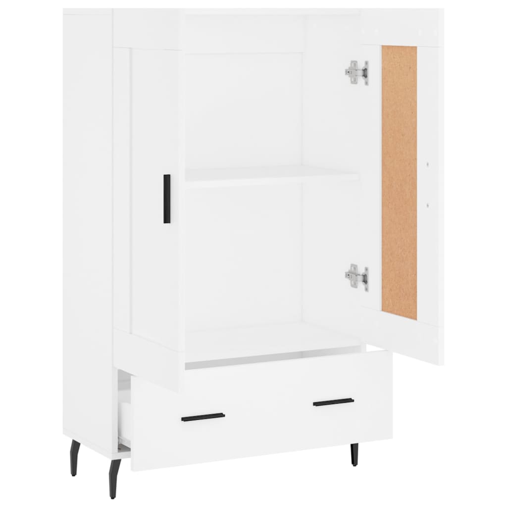 Highboard White 69.5 x 31 x 115 cm Particleboard