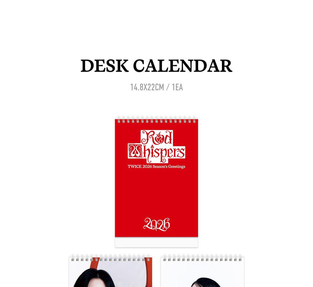 [Pre-Order] TWICE [RED WHISPERS] 2026 SEASON'S GREETINGS