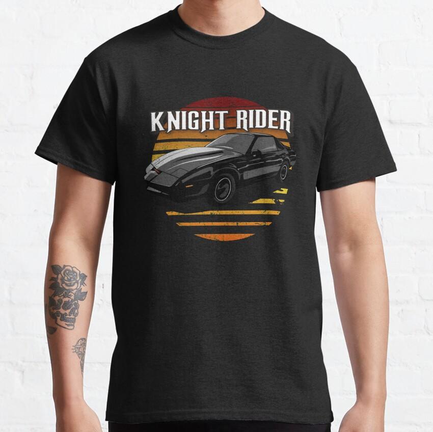 Knight Rider Kitt Ghostbustears Men T Shirts The Car's The Star Casual Tees Short Sleeve david hasselhoff Cotton 6XL Tops