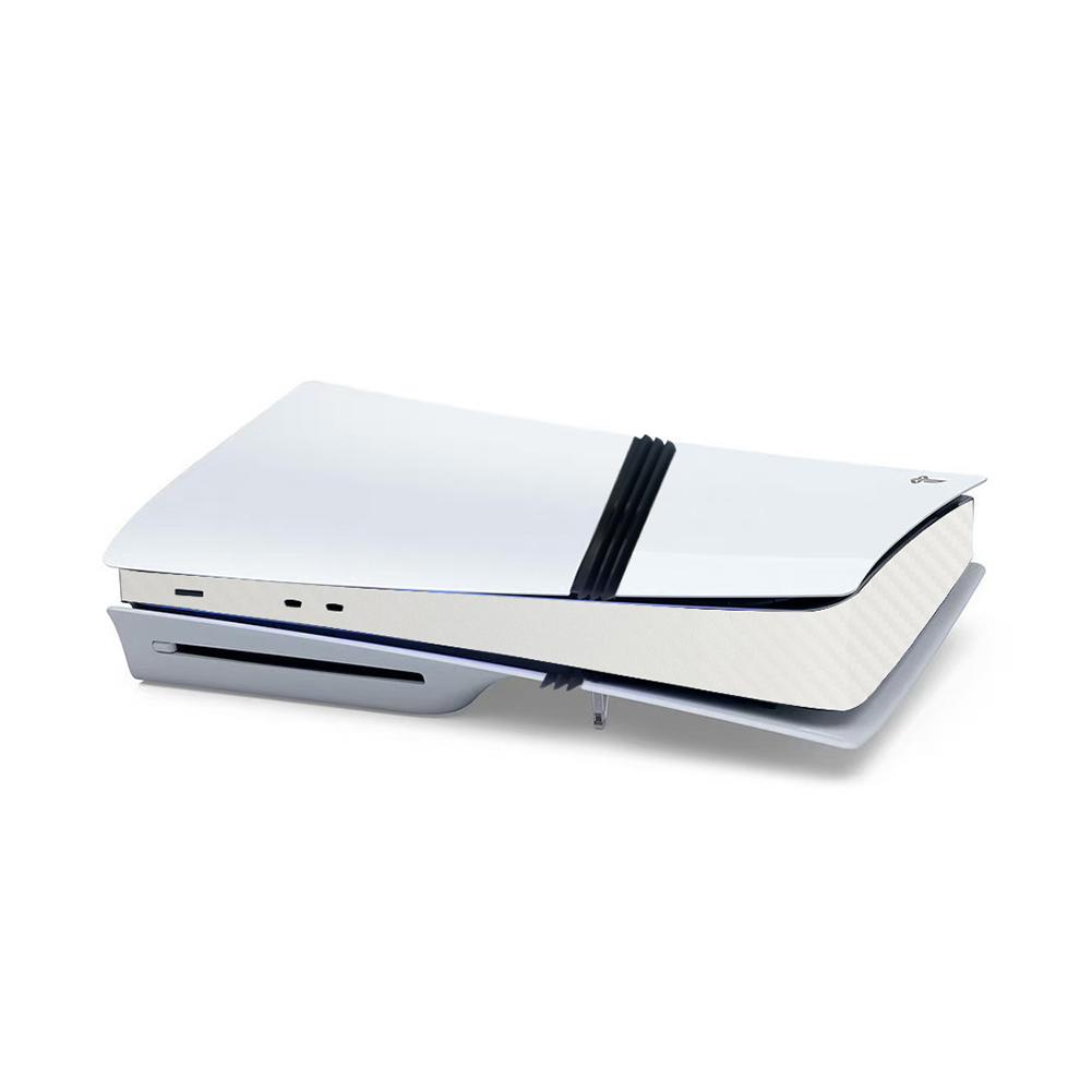 Console Skin Sticker For PS5 Pro PCV Vinyl Sticker Anti-Scratch Carbon Fiber Cool Protective Middle Skin Sticker For Pro