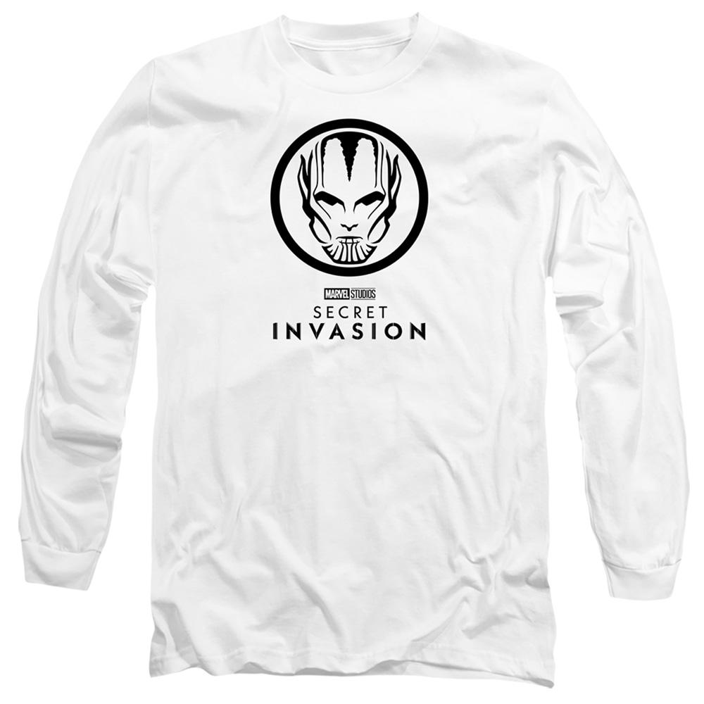 Marvel Unisex Adult Secret Invasion Mono Badge T-Shirt