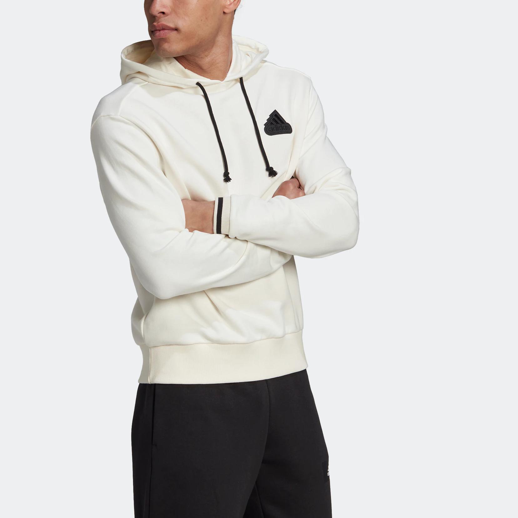 Толстовка с капюшоном Adidas U с вышитым логотипом — фото 4