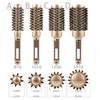 4Pcs Professional Boar Bristle Thermal Ionic Brush Salon Round Hair Brush Ceramic for Curling Styling Blow Drying