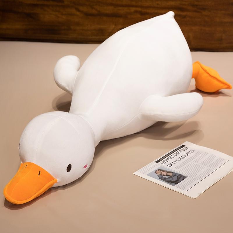 Big Kawaii Duck Plush Toy Cute Goose Sleeping Pillow High Quality Stuffed Doll Soft Funny Sweet Present for Friends Kids Gifts