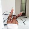 Damen Frühjahrsmode Metallrahmen Anti-Blaulicht-Brille