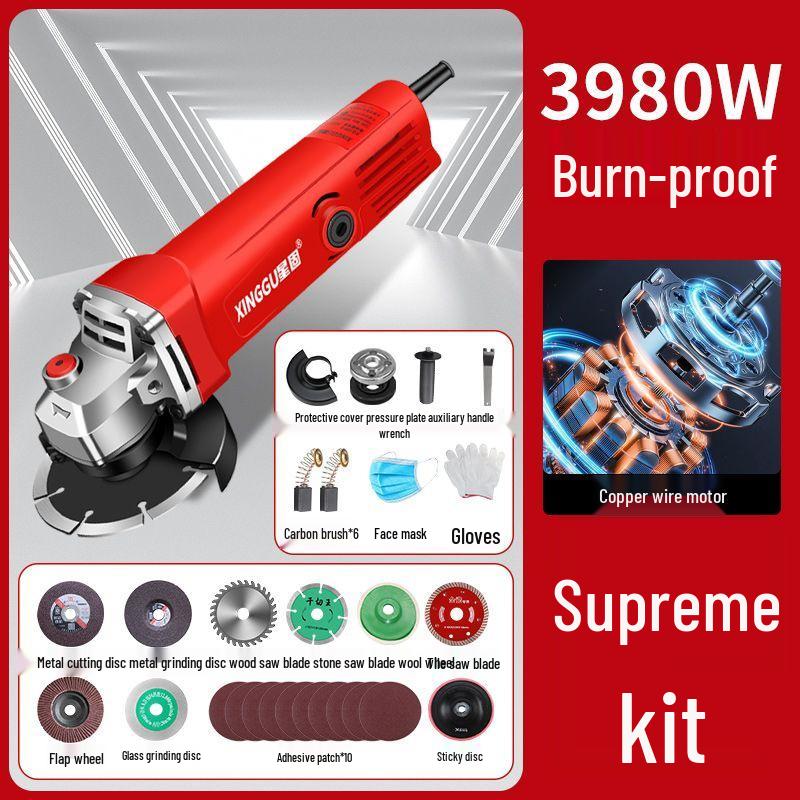 High-Power Multifunctional Angle Grinder and Polisher