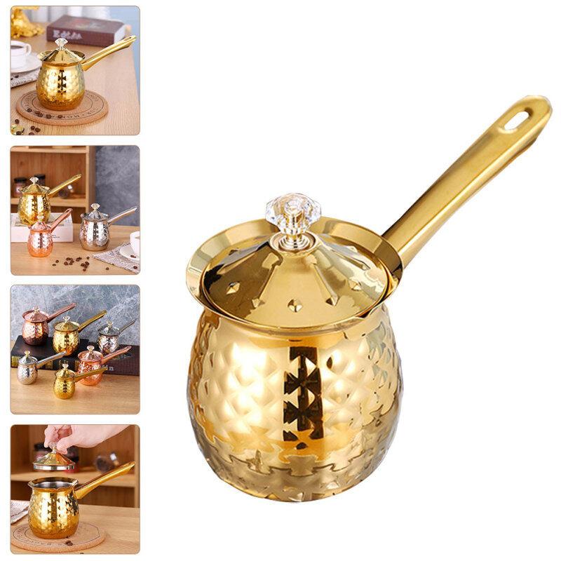 Induction Cooker Household Milk Pot Stainless Steel Beverage Cooking Coffee Side
