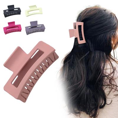 Große Krallenklammern für Frauen, große Haarspangen für dickes Haar, große Krallenklammern für Mädchen, starker Halt, matte Krallenhaarklammern