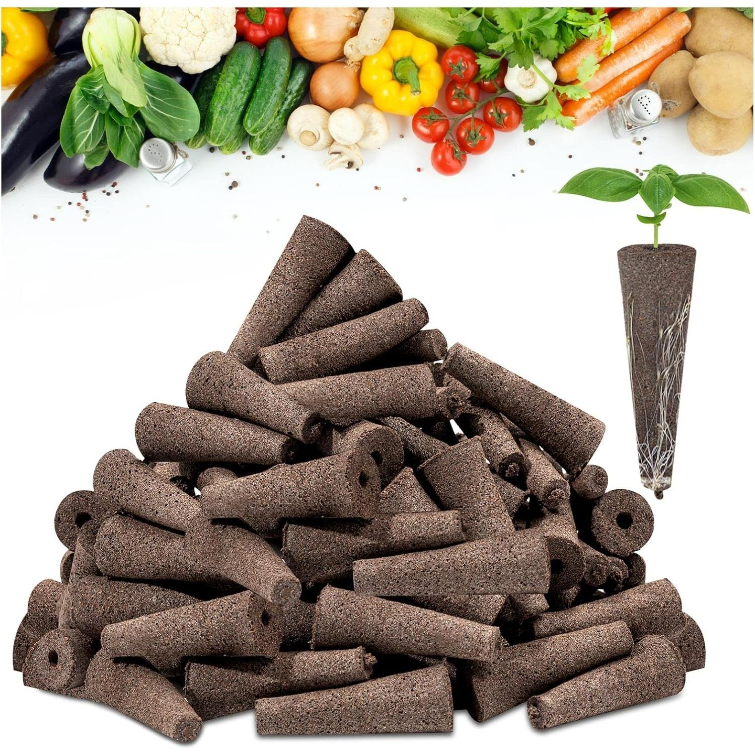 

70 Pack Grow Sponges,Seed Pods Replacement,Sponges Seed Growth kit,Bulk Grow Sponges for Indoor Garden System Z70