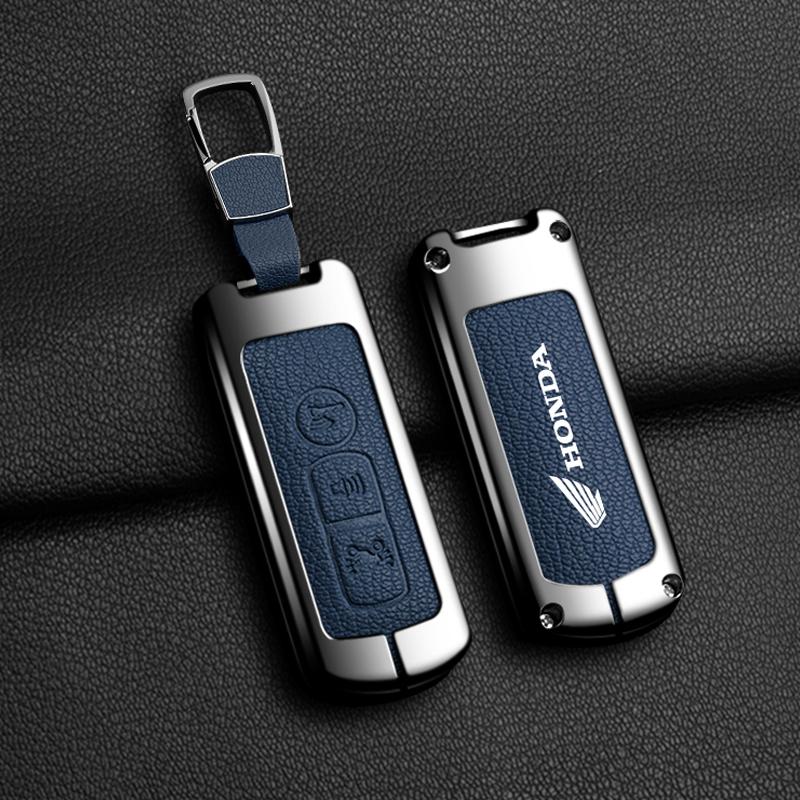 Zinc Alloy Leather Car Key Case Cover For Honda Forza 125 300 350 750 ADV Pcx 125 Xadv Super Cup SH150i SH300 Sh125 XAV Xlov