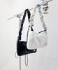 Sonnetofnight Holographic Shirred Shoulder Crossbody Bag Black