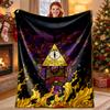 Gravity Falls Pattern Blanket for Home Decoration, Bed, Sofa, Car Travel, Camping, Suitable for All Seasons, Birthday Christmas Gift