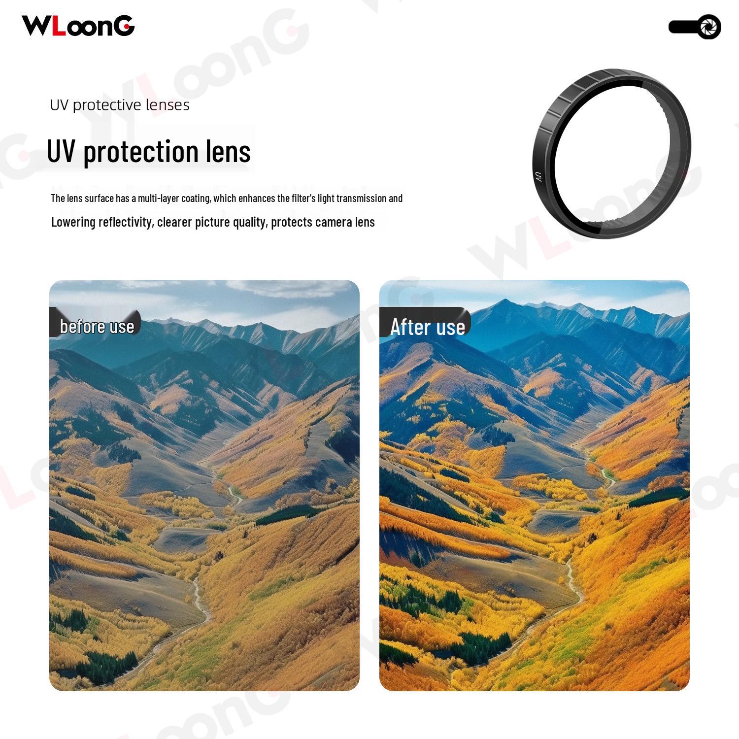 

Набор ND/CPL/UV фильтров для камеры DJI Action5 Pro для Action4/3