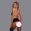 Sexy Dessous Lederanzug Porno Unterwäsche Sexy Kleid Cosplay Uniform Damen Dessous Set Erotische Nachtwäsche Babydoll Rollen Kostüm