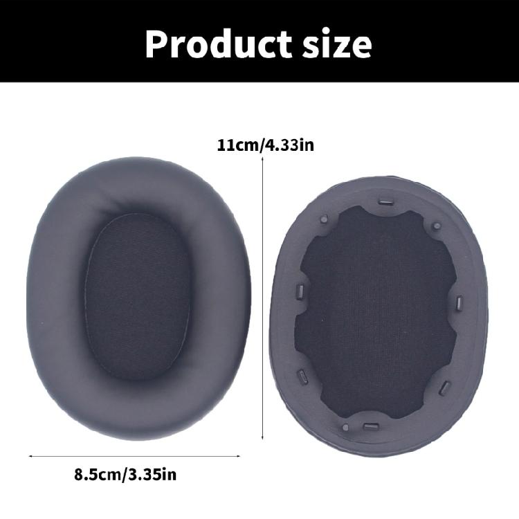 1 Pair Replacement Ear Pad for H7 H9 WH-G900N Bluetooth-compatible On-Ear Headphones Soft Leather Ear Cushions Foam