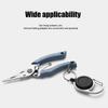 Retractable Keychain Badge Scroll Id Badge Holder Card Holder Backpack Lanyard Hiking Buckle Key Ring Retractable Tool