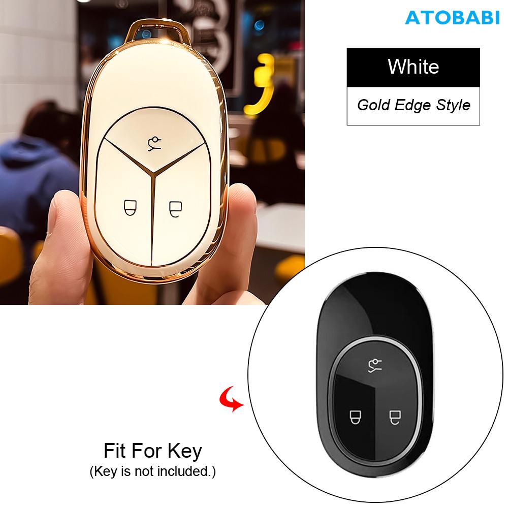 Tpu Car Key Cover Smart Keyless Entry Remote Control Fobs Cases Protector Auto Accessories For Nio Et7 Et5