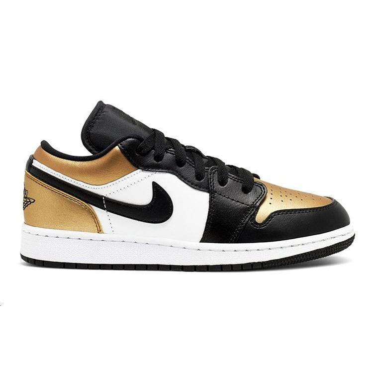New Jordan 1 Low Gold Toe GS CQ9487-700