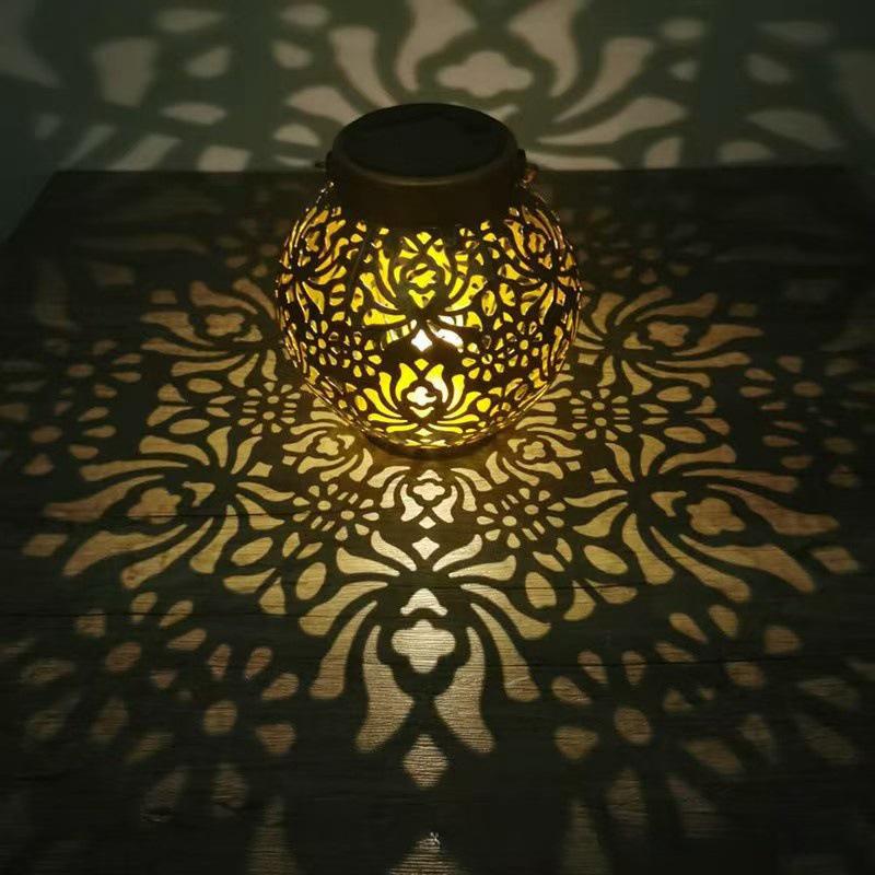 Epiphyllum Solar Iron Art Projection Light – Outdoor Garden LED Atmosphere Lighting