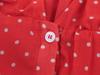 European Spring 2026 Women's Red Polka Dot Short Sleeve Dress