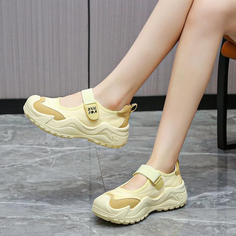 

Мода 2025 Лето Новые Женские Повседневные Противоскользящие Низкие Слипоны Модные Кроссовки Модные Удобные Балетки на Низком Каблуке Zapatos Mujer 40 жёлтый