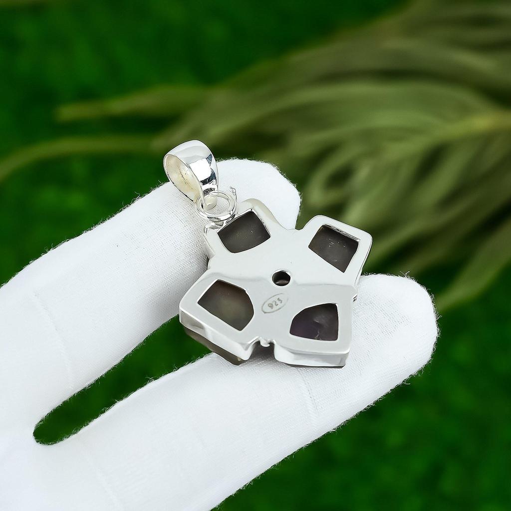 Amethyst Rough Stone Bezel Wedding Sister Pendant Jewelry 925 Sterling Silver