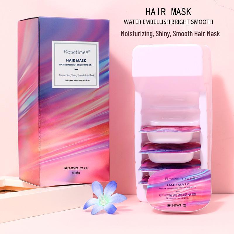 Rose Era Hydrating & Brightening Hair Mask - Frizz Control, Growth, and Conditioning, No Steaming Required Rosetimes Hydrating Brightening Smooth Hair Mask