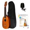 Beginner Set Soprano Hawaiian Koa Brown Standard 4-Piece SetFamous FS-4PG (Japanese-made Ukulele, Wood)