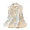 Spring and Summer Vest Women's Vest Vest Sleeveless Top Embroidered Vest Summer