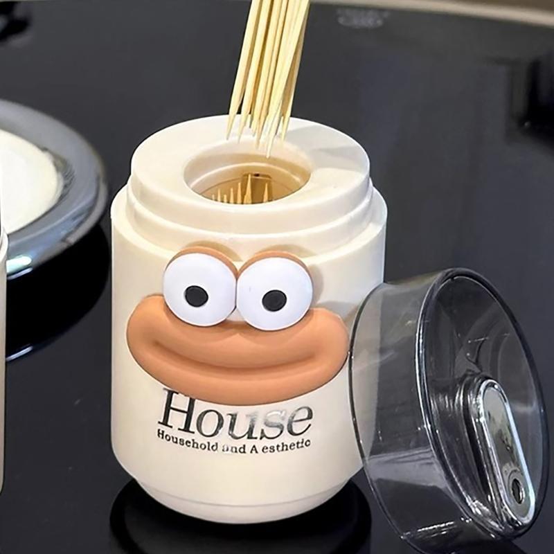 652F Elegant Toothpick Container Toothpick Storage Box Toothpick Holders Toothpick Box Suitable for Kitchen and Dining Decors