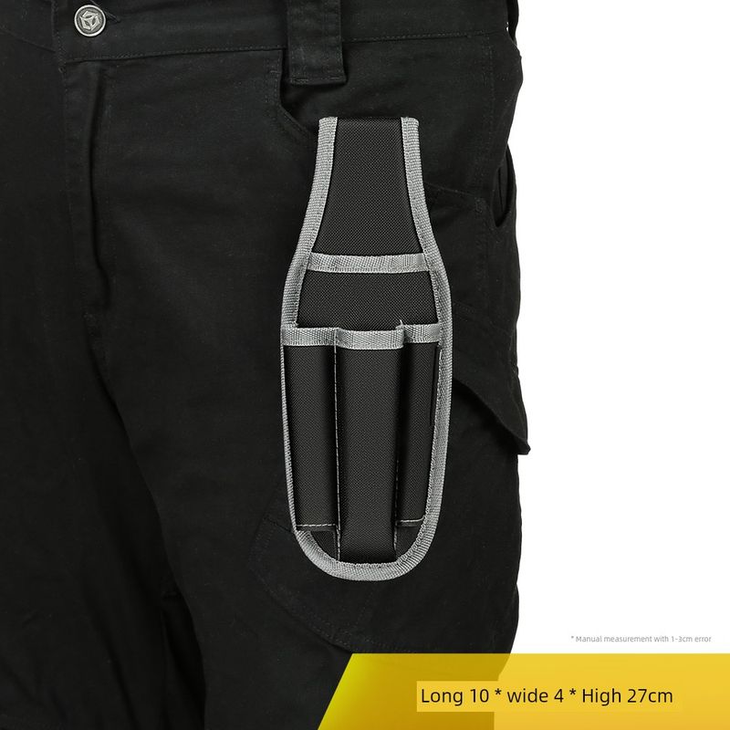 

Changshengke Tool Kit Portable Tool Fanny Pack Waterproof Kit Cutter Cosmetics Bag Woodworking Special Nail Bag Lightweight bag (no belt)