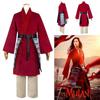 Elegant Hua Mulan Chinese Hanfu Cosplay Costume For Women And Girls With Full Set Wig