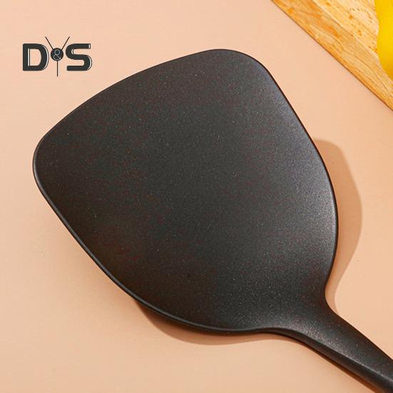 Wok Spatula And Ladle Set Extended Handle Spatula Smooth Edges Soup Spoon Scratch-free Cooking Utensil