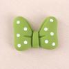 Small Sweet Polka Dot Bowknot Resin Ornaments: Hair Clip & Phone Case Decor.