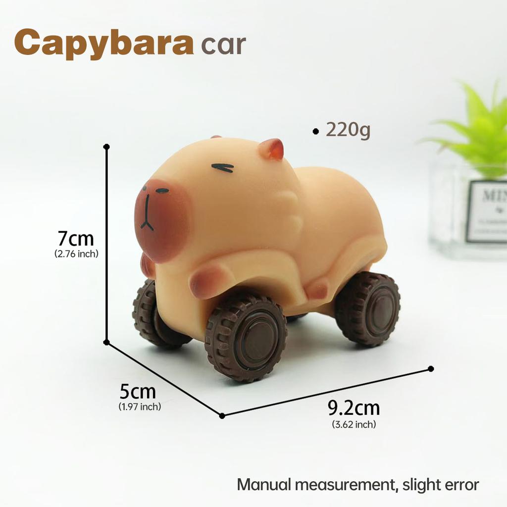 Capybara Squishy Cars Home Decor, for Stress Relief, for Christmas Halloween Birthday Gifts, Perfect for Bookshelf & Home Office