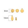 30pcs PVD Never Fade Stainless Steel Extension Chain Beads Bulk Necklace Bracelet End Beads Charms For DIY Jewelry Accessories