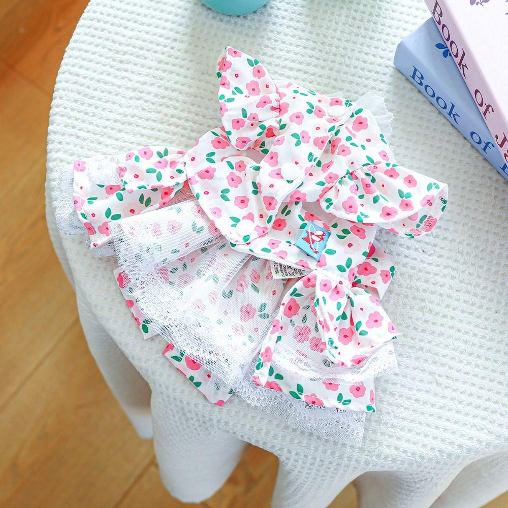 Lovely Puppy Princess Skirt Floral Dress Pet Dresses Pet Clothes Dog Dress  Spring/Summer