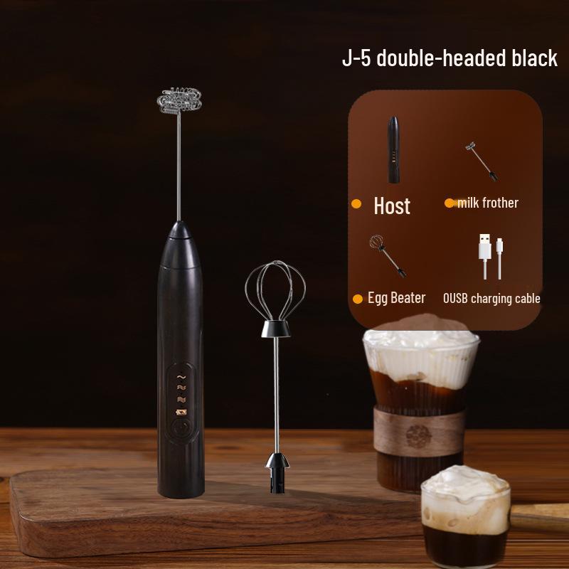Portable Rechargeable Handheld Electric Milk Frother & Coffee Mixer