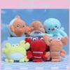 Adorable Ocean Animal Plush Toy Keychain Featuring Soft Shark Crab And Octopus Designs