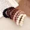 5PCS/set Small Ball Hair Ties Black Rubber Bands Hair Ropes Elastic Korean Hair Accessories For Women Ponytail Scrunchies