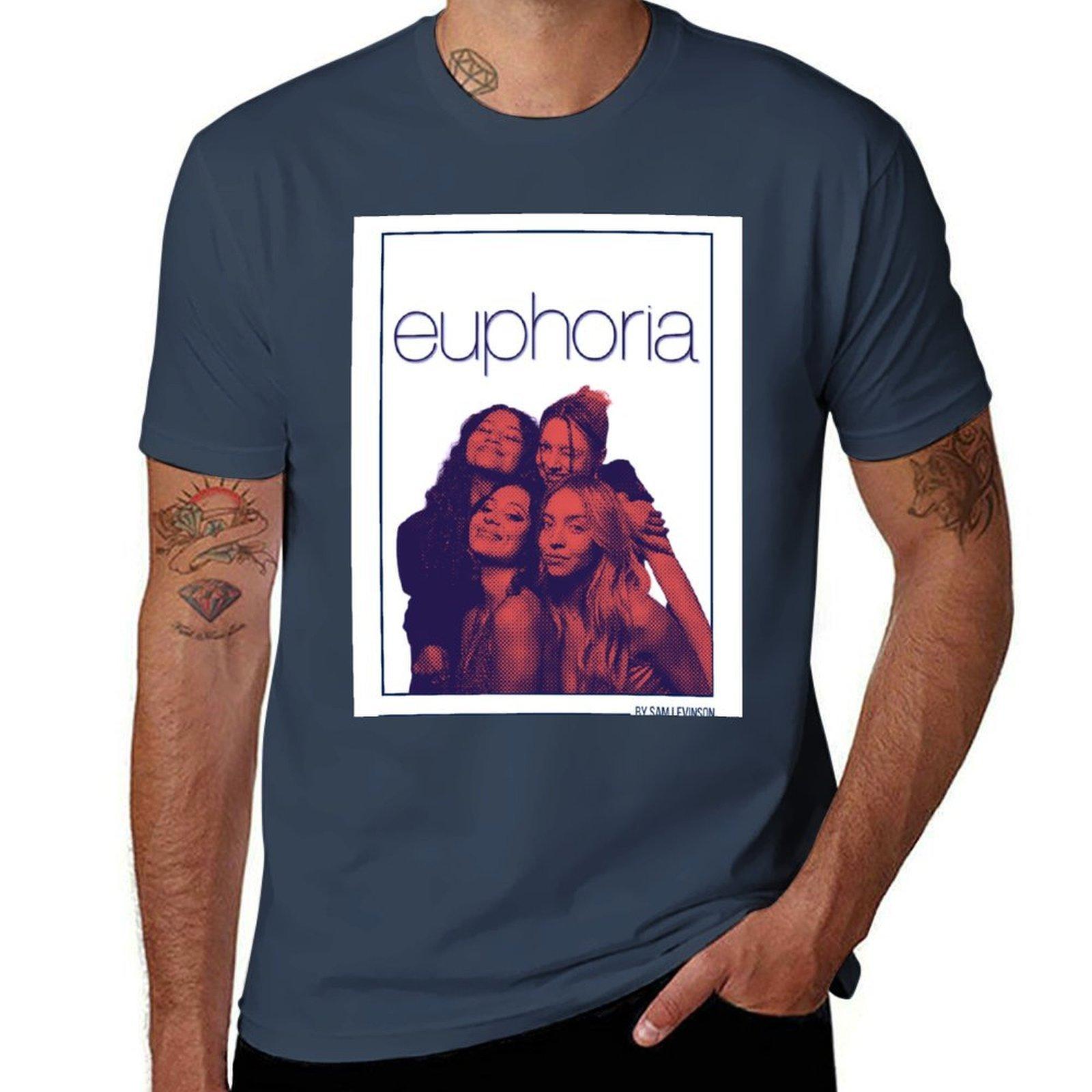 euphoria girls poster TShirt Big and Tall Loose Fit TShirt S