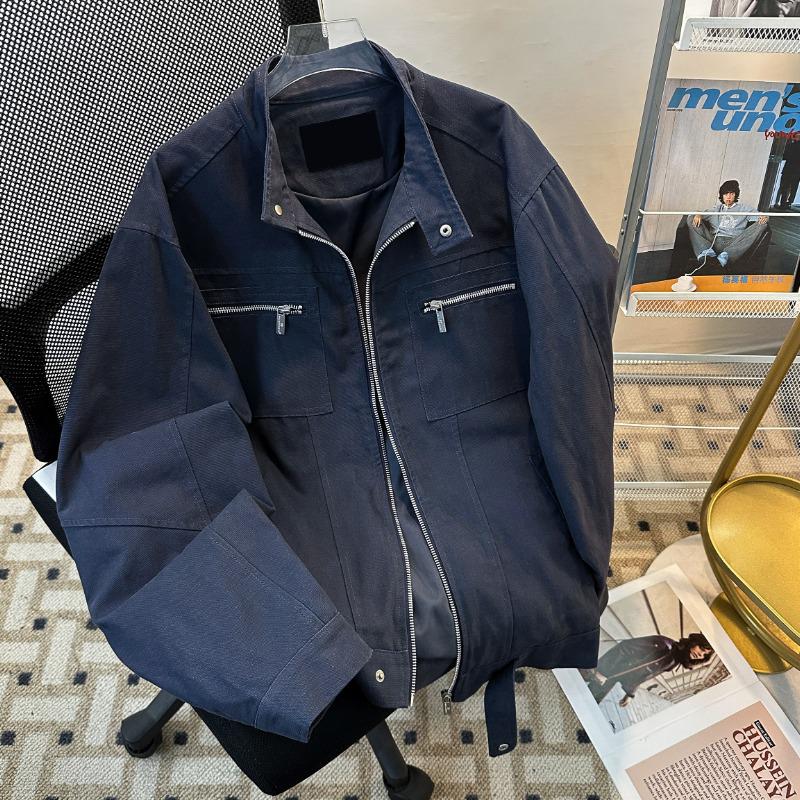 2026 Unisex American Retro Stand Collar Jacket